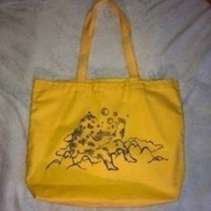 Yellow Mail Chimp tote bag RARE